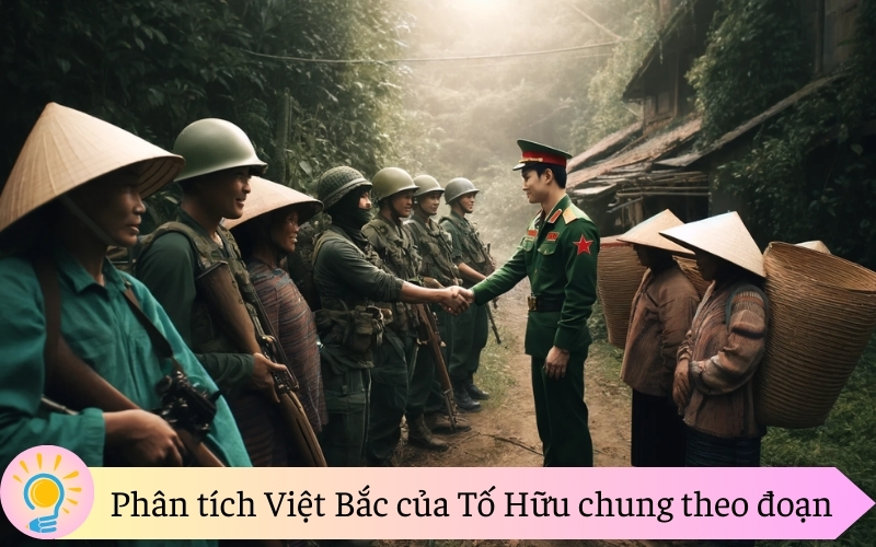 Phân tích Việt Bắc của Tố Hữu chung theo đoạn