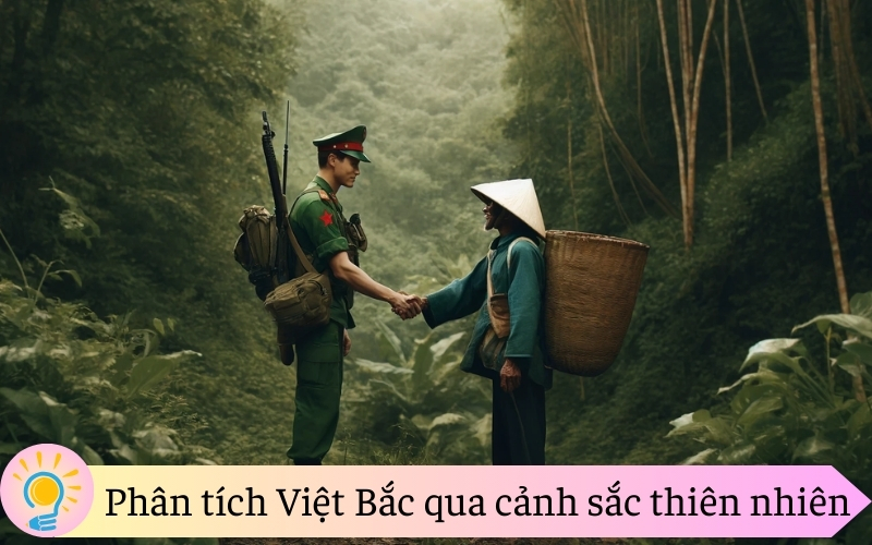 Phân tích Việt Bắc qua cảnh sắc thiên nhiên
