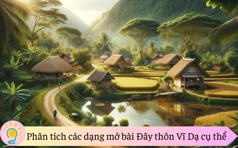 Phân tích các dạng mở bài Đây thôn Vĩ Dạ cụ thể