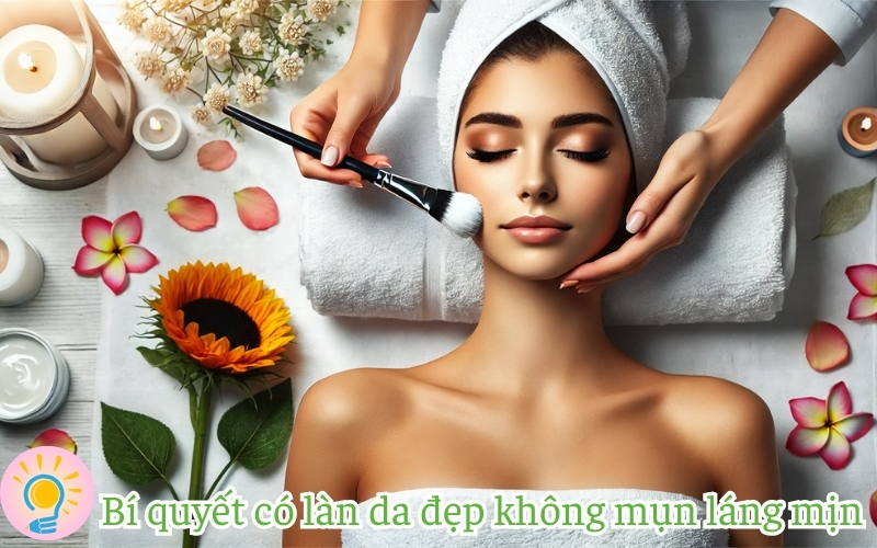 Bí quyết có làn da đẹp không mụn láng mịn