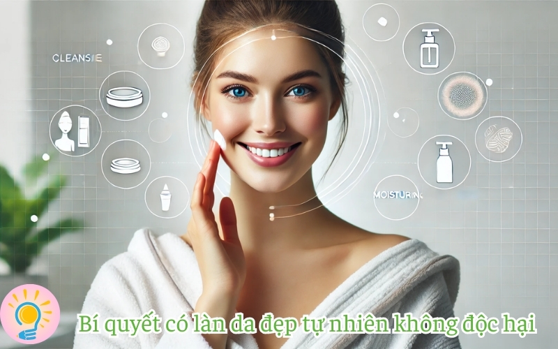 Bí quyết có làn da đẹp tự nhiên không độc hại