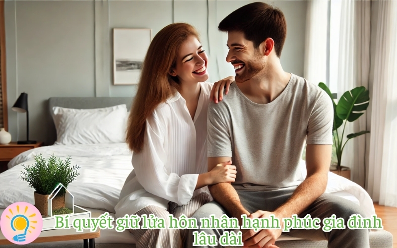 Bí quyết giữ lửa hôn nhân hạnh phúc gia đình lâu dài