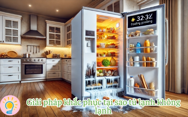 Giải pháp khắc phục tại sao tủ lạnh không lạnh