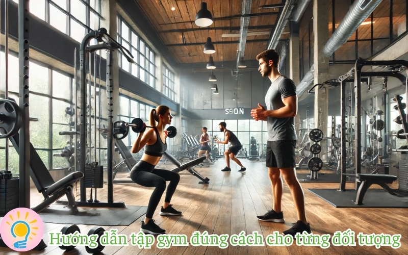 Hướng dẫn luyện tập gym đúng cách cho từng nhóm đối tượng