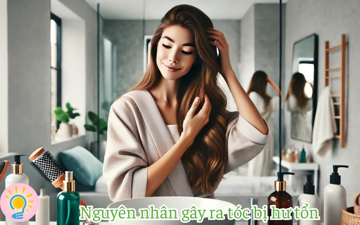 Nguyên nhân dẫn đến tóc bị hư tổn là gì?