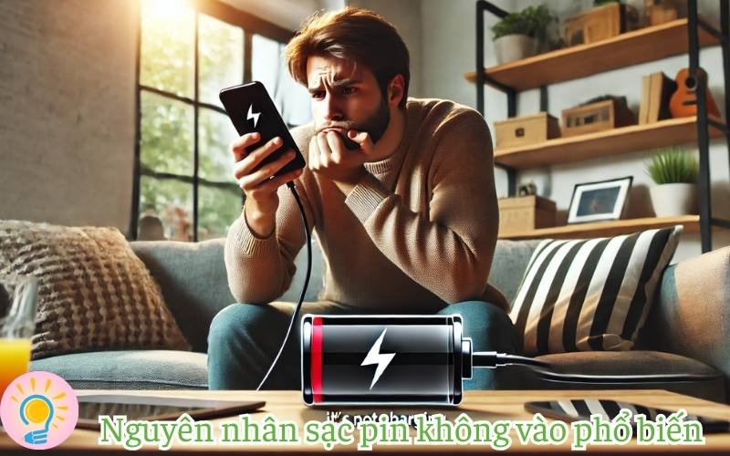 Những nguyên nhân thường gặp tại sao sạc pin không vào