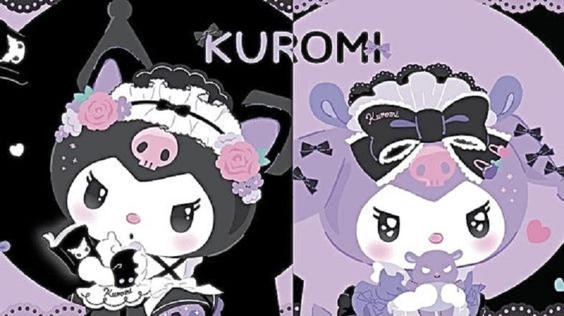 Hình nền máy tính kuromi cute 1