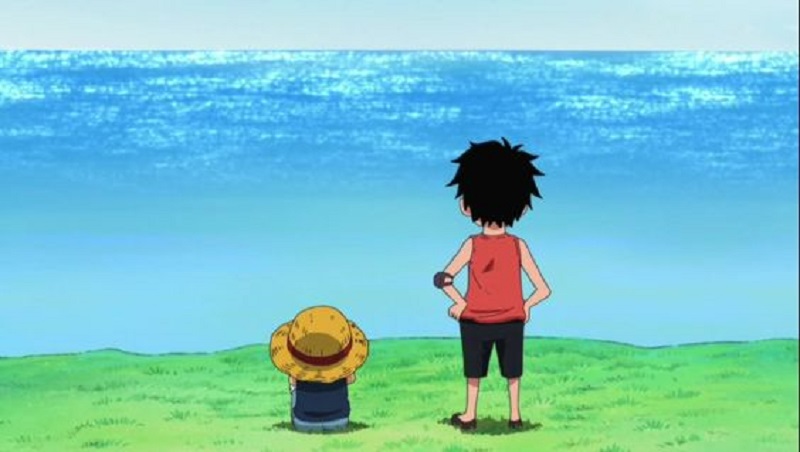 Hình nền máy tính luffy cute 4