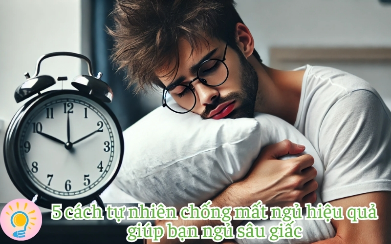 5 cách tự nhiên chống mất ngủ hiệu quả giúp bạn ngủ sâu giấc