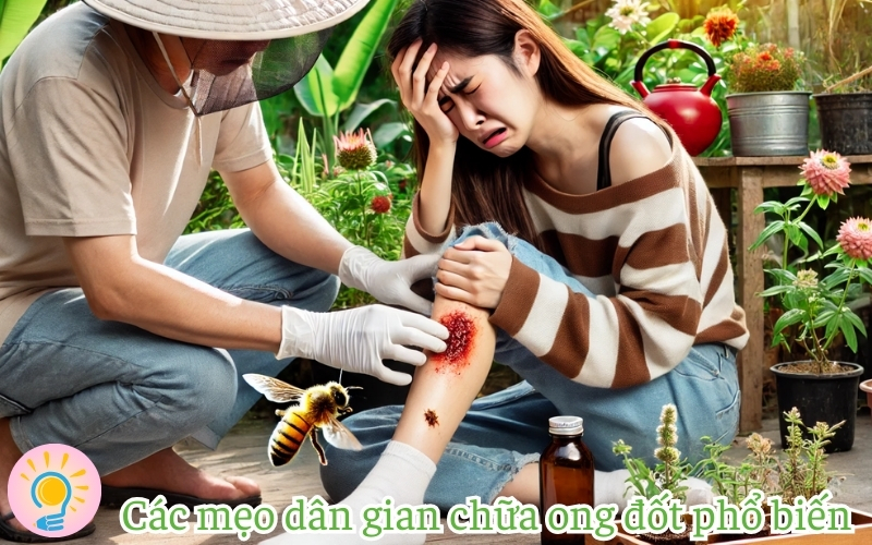 Các mẹo dân gian chữa ong đốt phổ biến