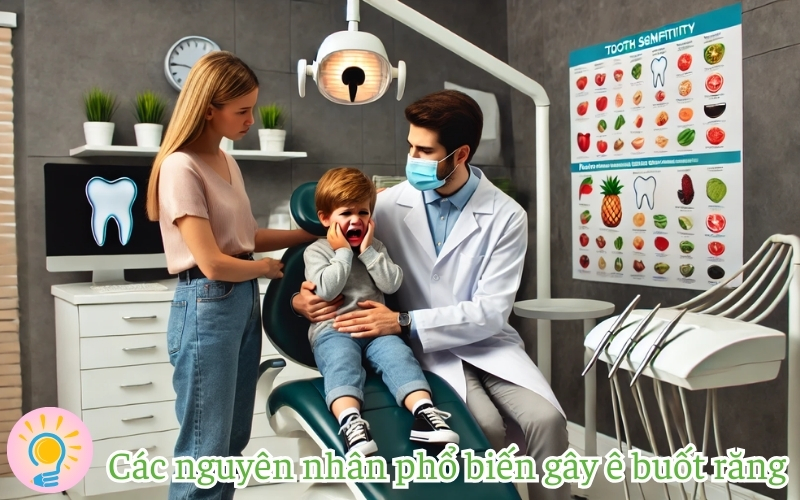 Các nguyên nhân thường gặp gây ra ê buốt răng