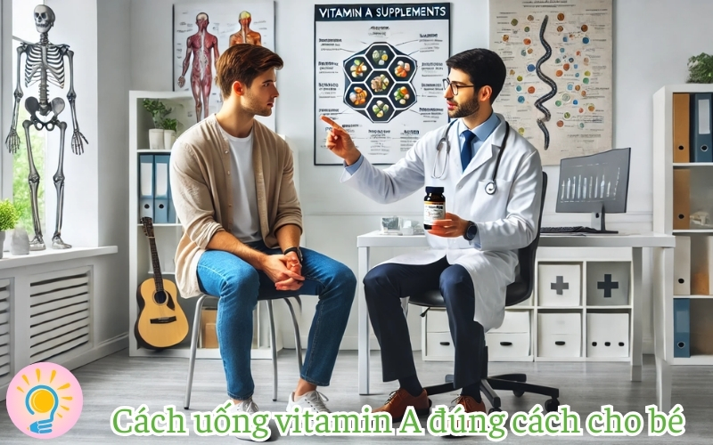 Cách uống vitamin A đúng cách cho bé