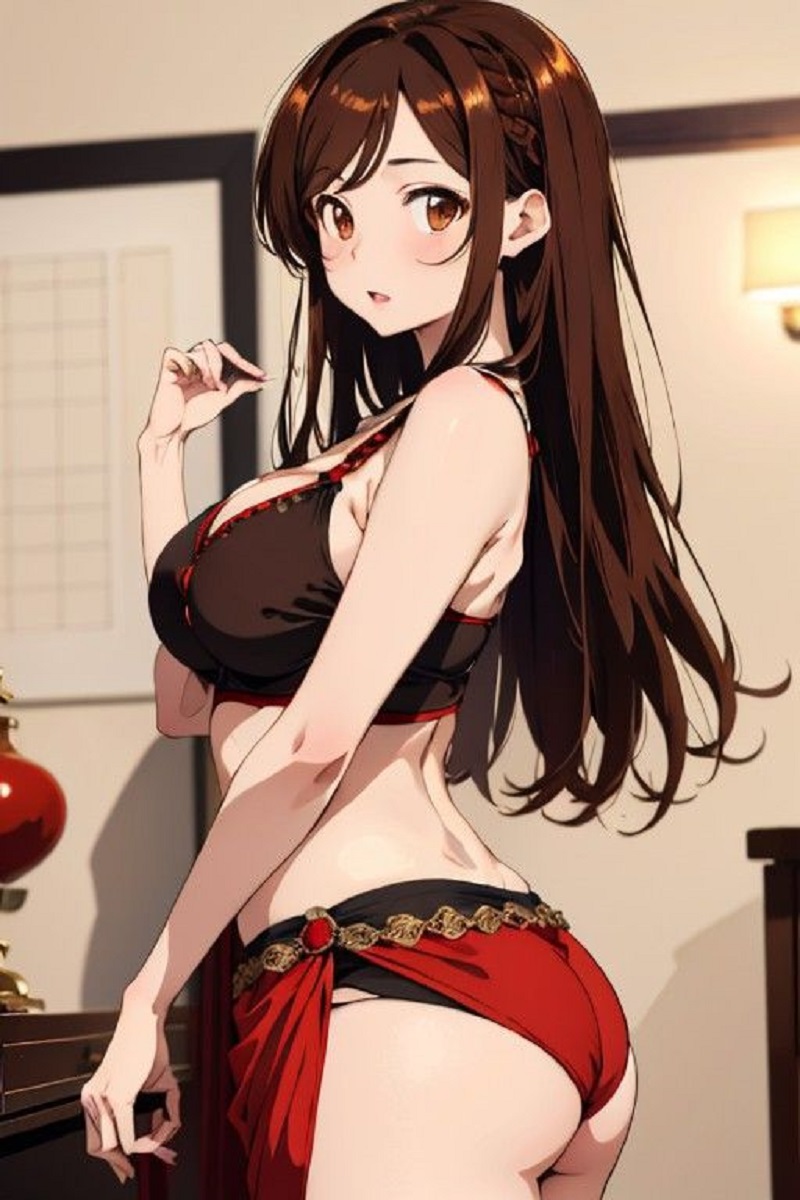 Gái xinh anime mặc bikini sexy không kém người thật 7