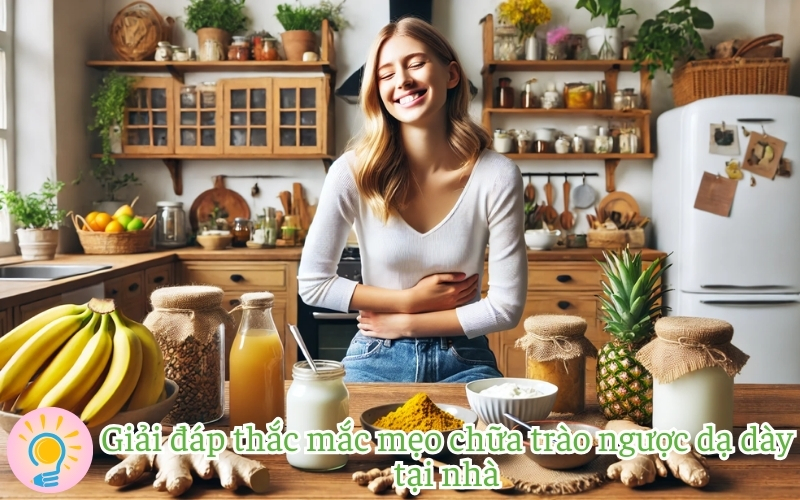 Giải đáp thắc mắc mẹo chữa trào ngược dạ dày tại nhà