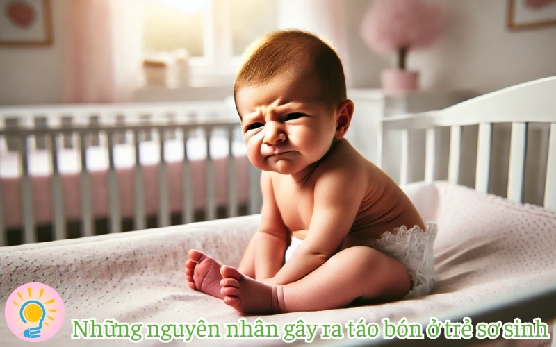 Những nguyên nhân gây ra táo bón ở trẻ sơ sinh