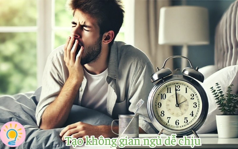 Tạo không gian ngủ dễ chịu